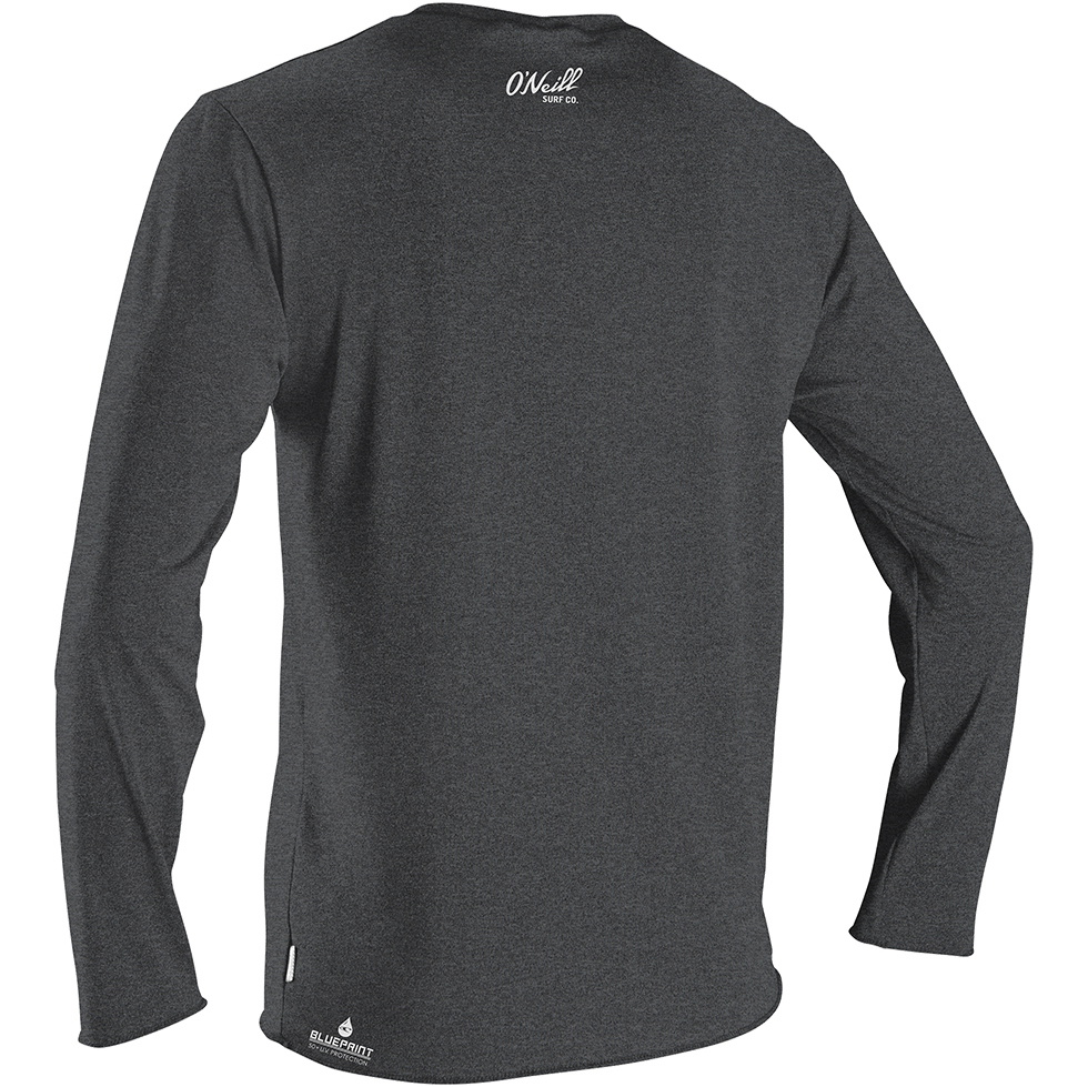 2024 O'Neill Mens Blueprint Long Sleeve Sun Shirt 5451SB - Smoke